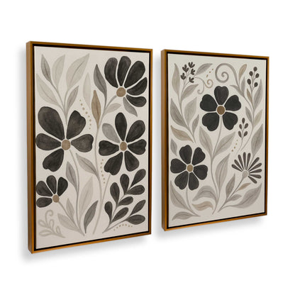 [Color:Polished Gold], Picture of art in a Polished Gold frame at an angle