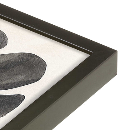 [Color:Satin Black], Picture of art in a Satin Black frame of the corner