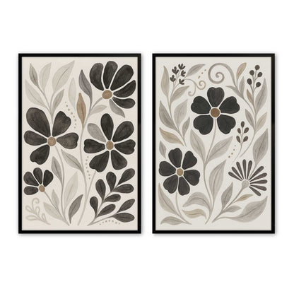 [Color:Satin Black], Picture of art in a Satin Black frame