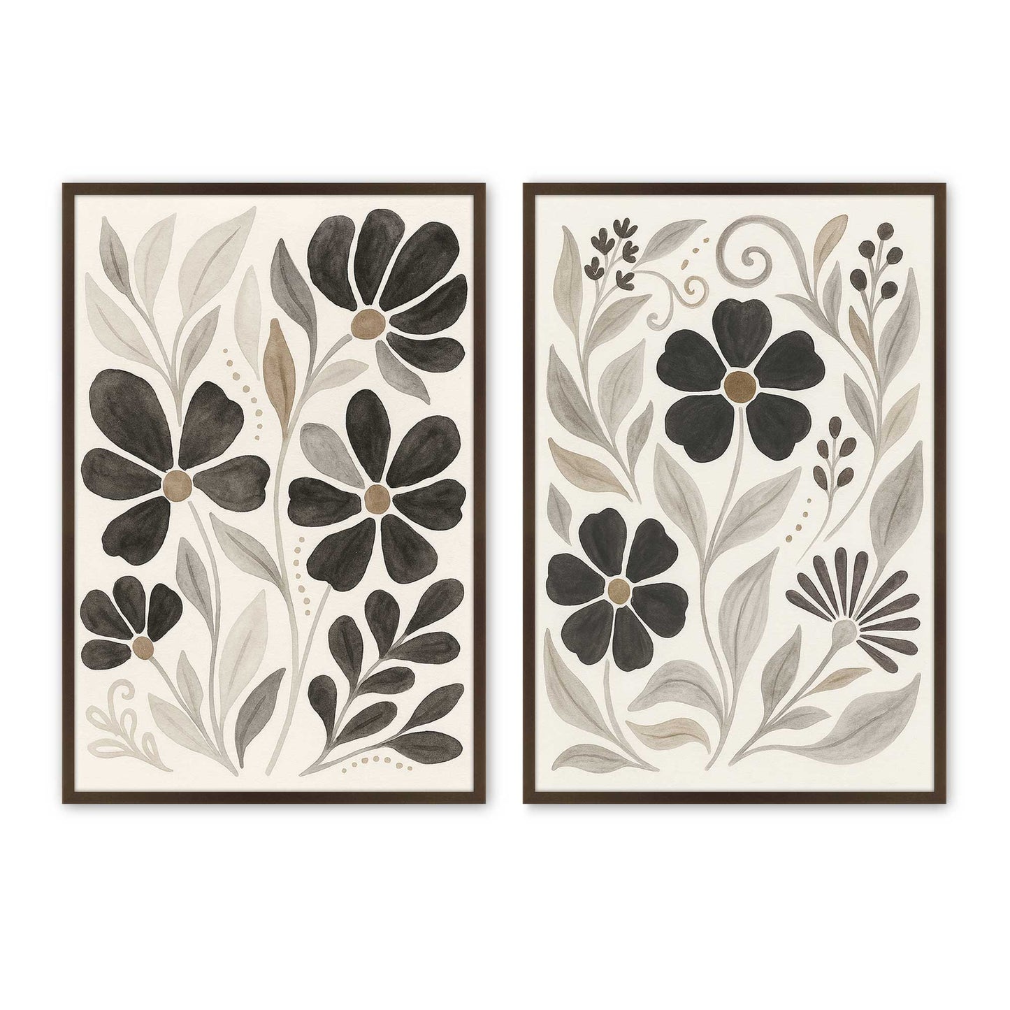 [Color:Belvinder Brown], Picture of art in a Belvinder Brown frame