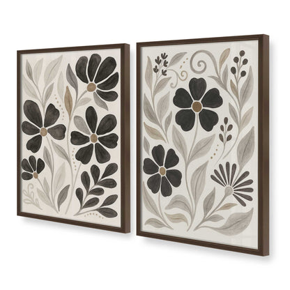 [Color:Belvinder Brown], Picture of art in a Belvinder Brown frame at an angle