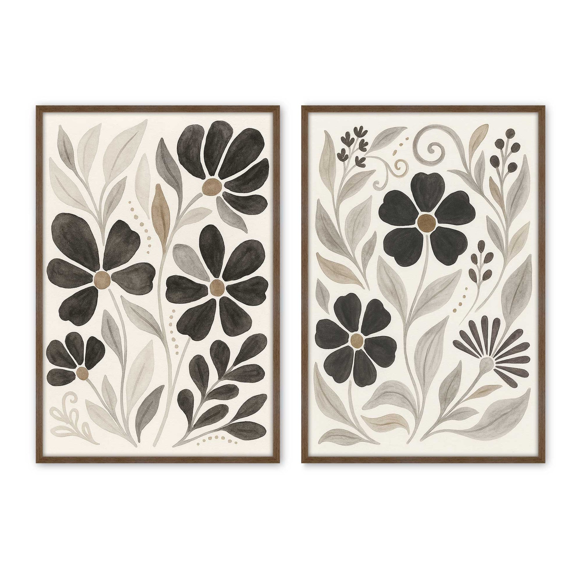 [Color:Walnut], Picture of art in a Walnut frame