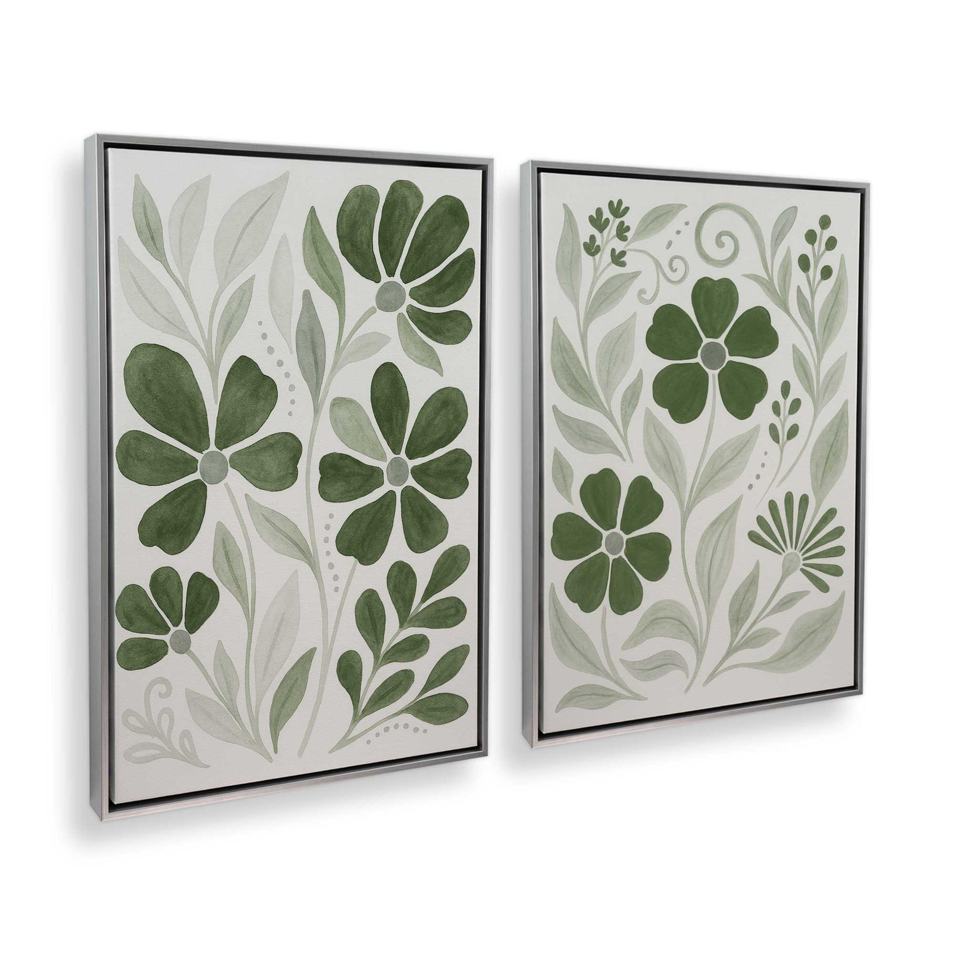 [Color:Polished Chrome], Picture of art in a Polished Chrome frame at an angle