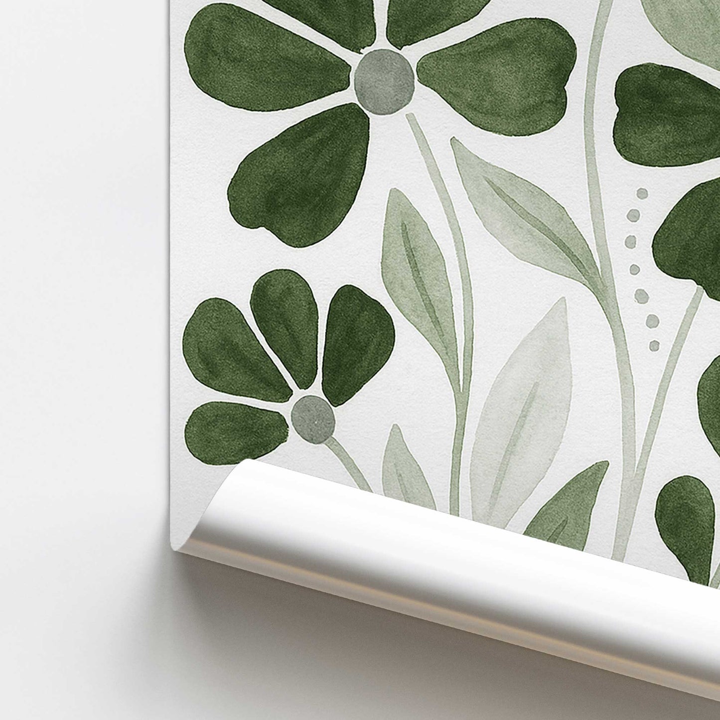 [color:Rolled Print], Picture of close up of art