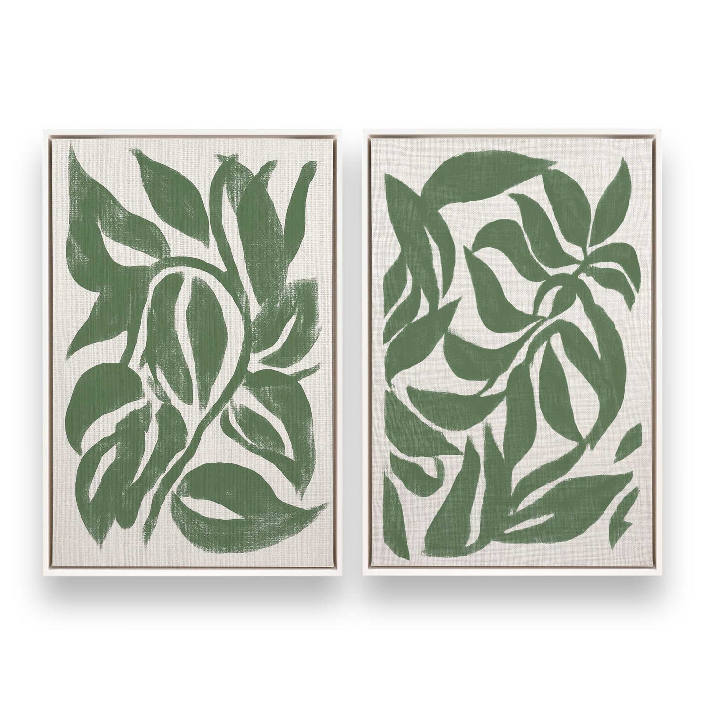 [Color:Opaque White], Picture of art in a White frame