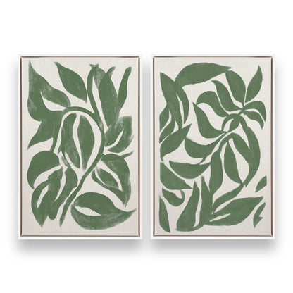 [Color:Opaque White], Picture of art in a White frame