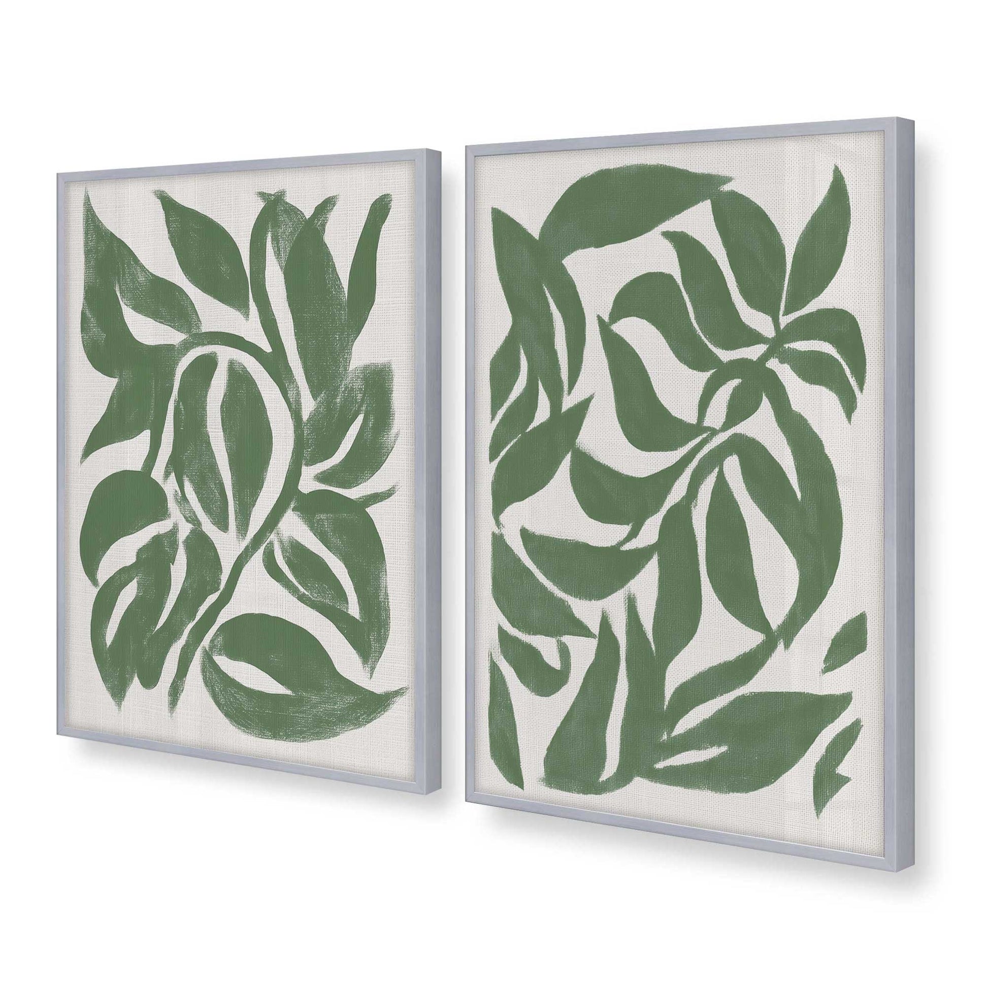 [Color:Polished Chrome], Picture of art in a Polished Chrome frame at an angle