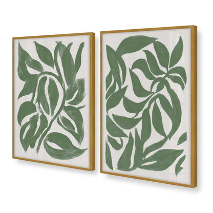 [Color:Polished Gold], Picture of art in a Polished Gold frame at an angle
