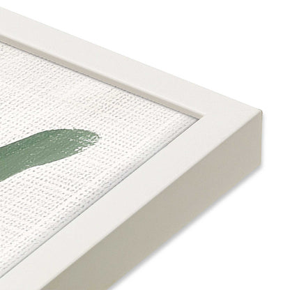 [Color:Opaque White], Picture of art in a Opaque White frame of the corner