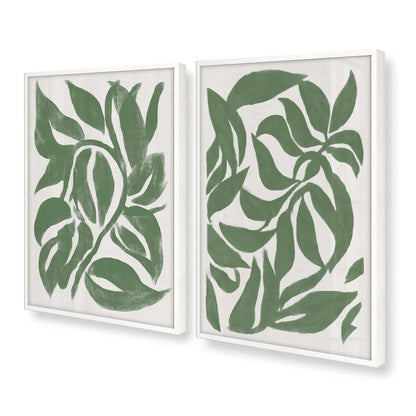 [Color:Opaque White], Picture of art in a Opaque White frame at an angle