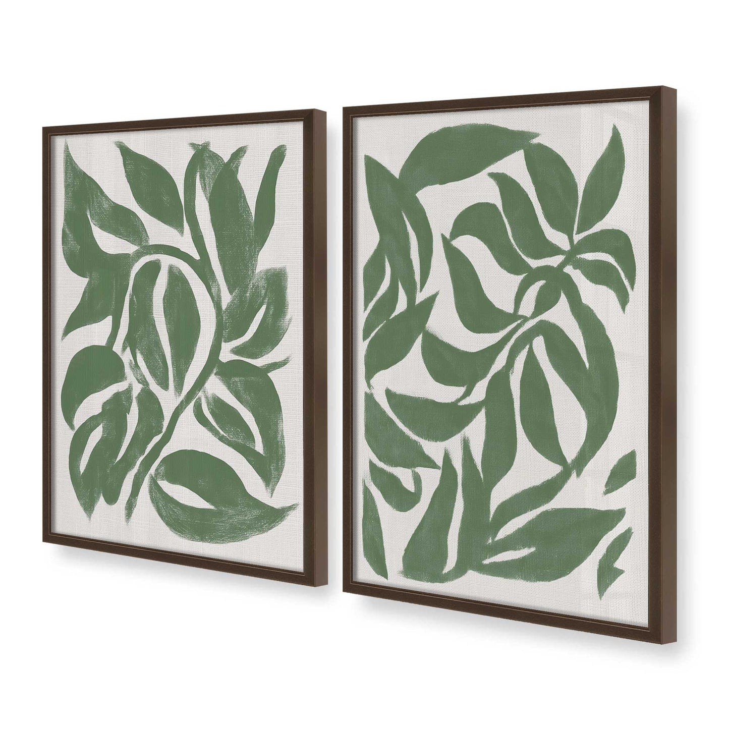 [Color:Belvinder Brown], Picture of art in a Belvinder Brown frame at an angle
