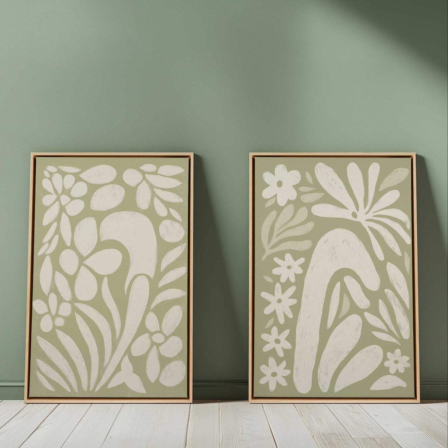 [Color:Walnut], Picture of art in a Walnut frame