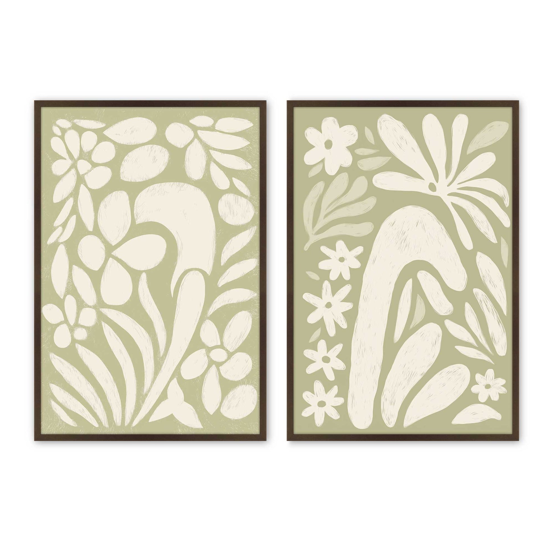 [Color:Belvinder Brown], Picture of art in a Belvinder Brown frame