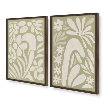 [Color:Belvinder Brown], Picture of art in a Belvinder Brown frame at an angle