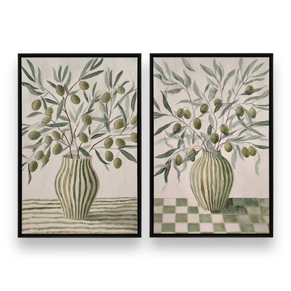 [Color:Satin Black], Picture of art in a Satin Black frame