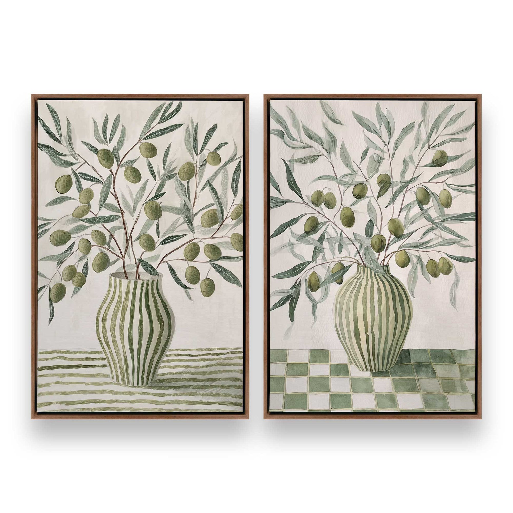 [Color:Walnut], Picture of art in a Walnut frame