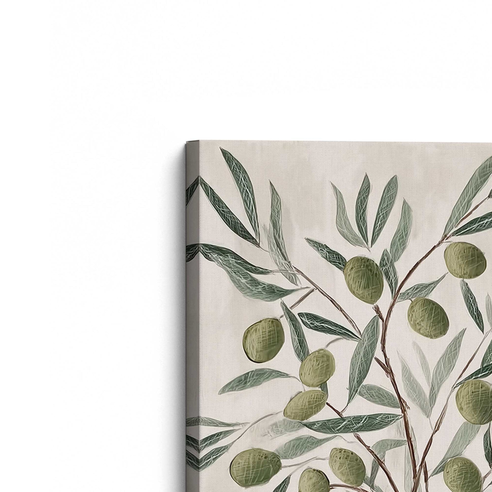 [Color:Stretched Canvas], Picture of the corner of the art