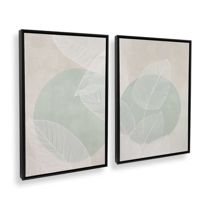 [Color:Satin Black], Picture of art in a Satin Black frame at an angle