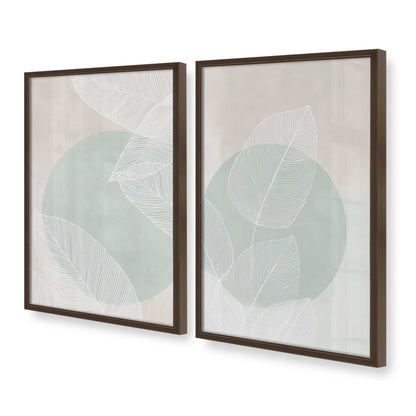 [Color:Belvinder Brown], Picture of art in a Belvinder Brown frame at an angle