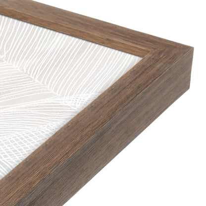 [Color:Walnut], Picture of art in a Walnut frame of the corner