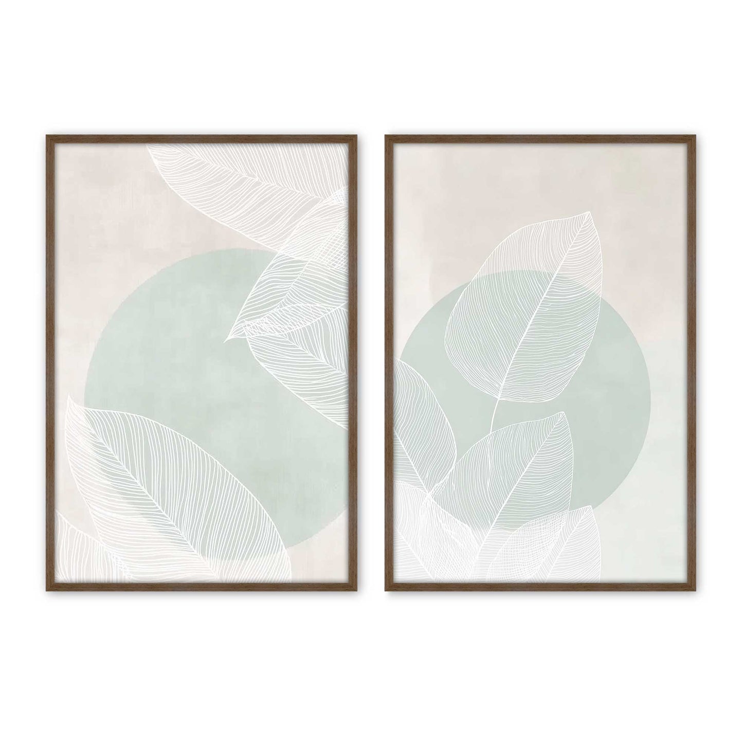 [Color:Walnut], Picture of art in a Walnut frame
