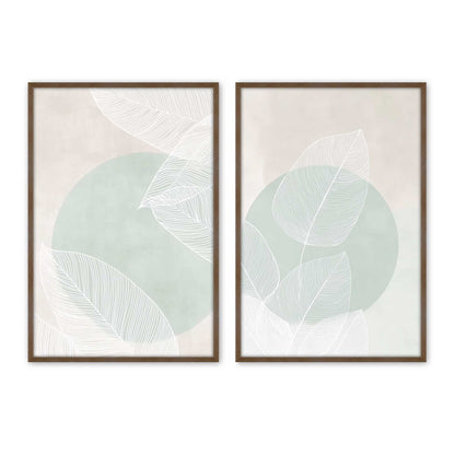 [Color:Walnut], Picture of art in a Walnut frame