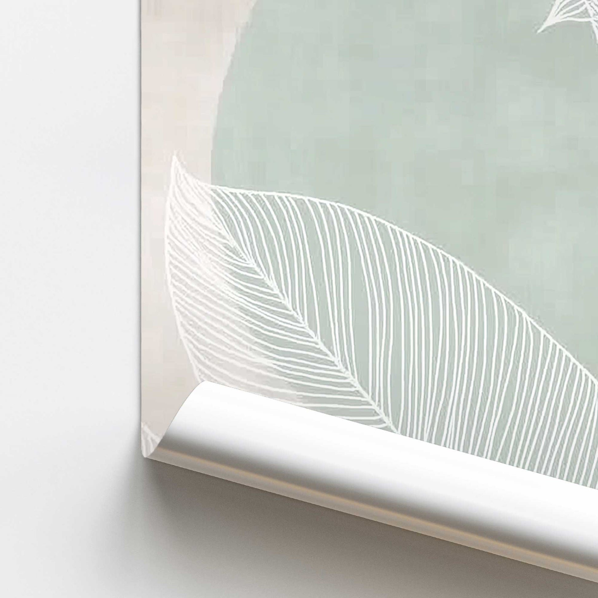 [color:Rolled Print], Picture of close up of art