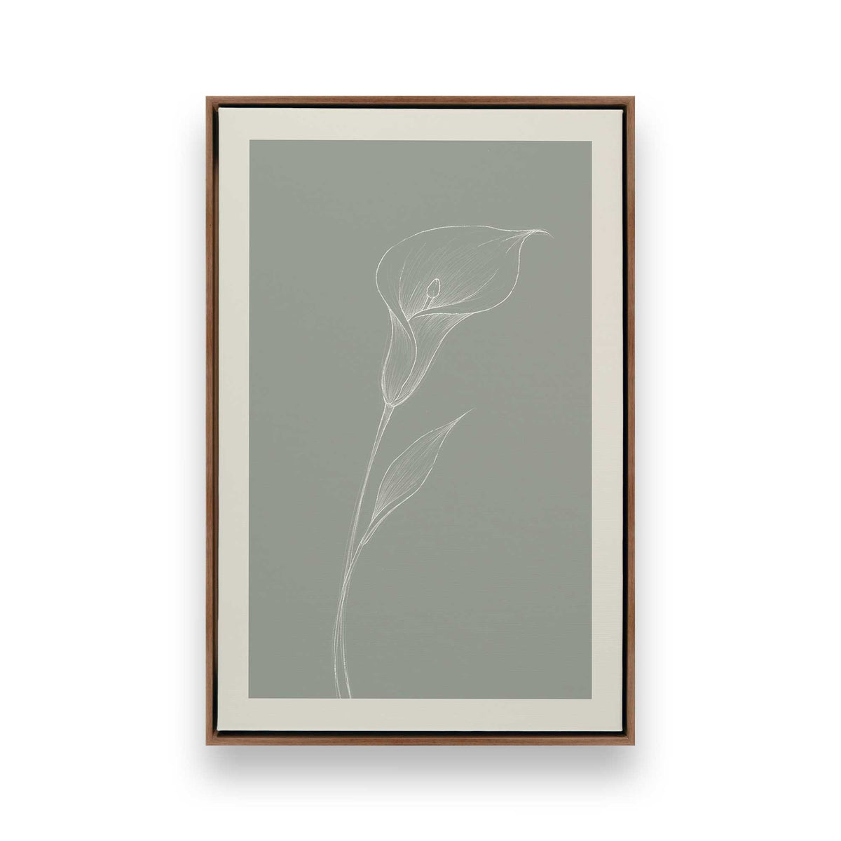 [Color:Walnut], Picture of art in a Walnut frame