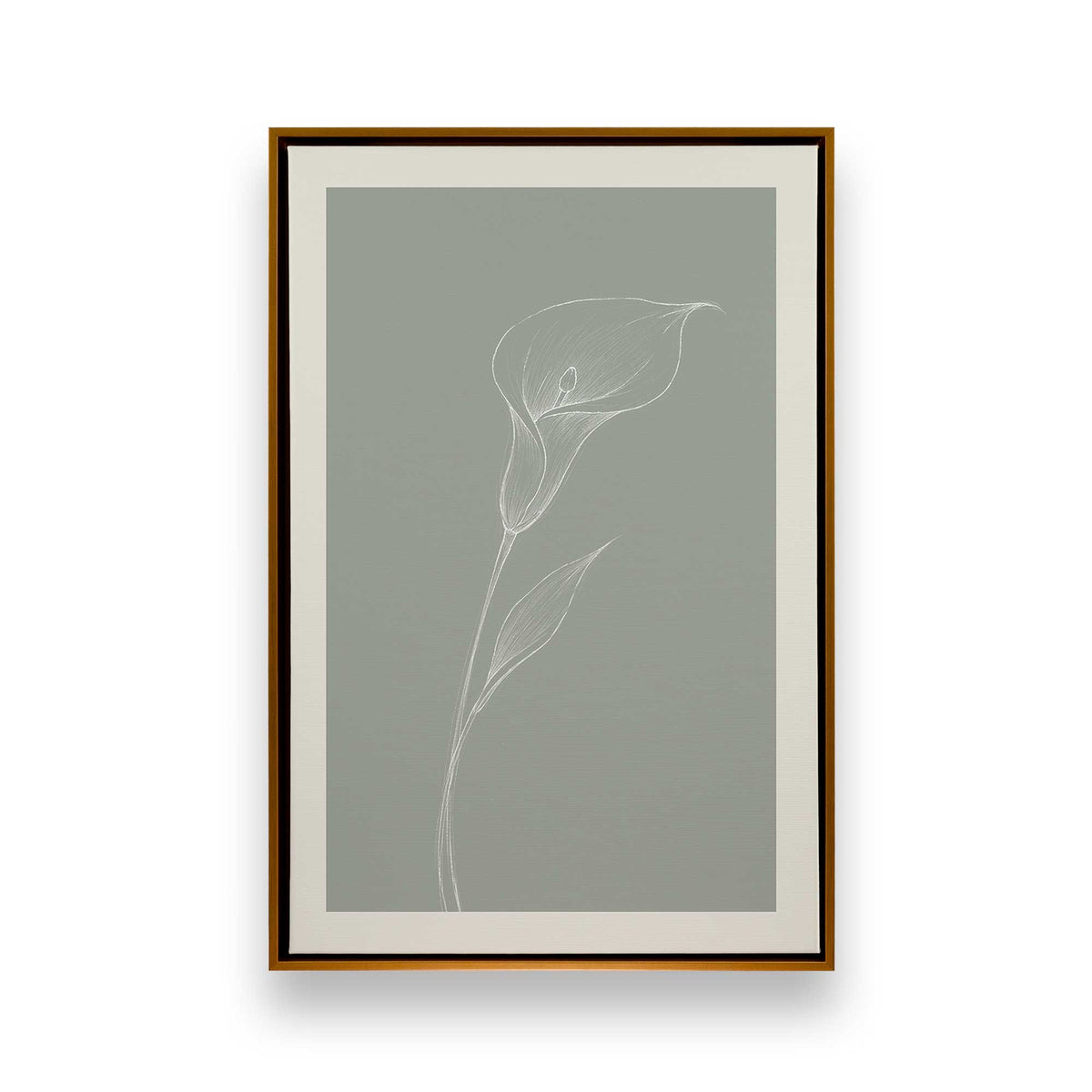 [Color:Polished Gold], Picture of art in a Polished Gold frame