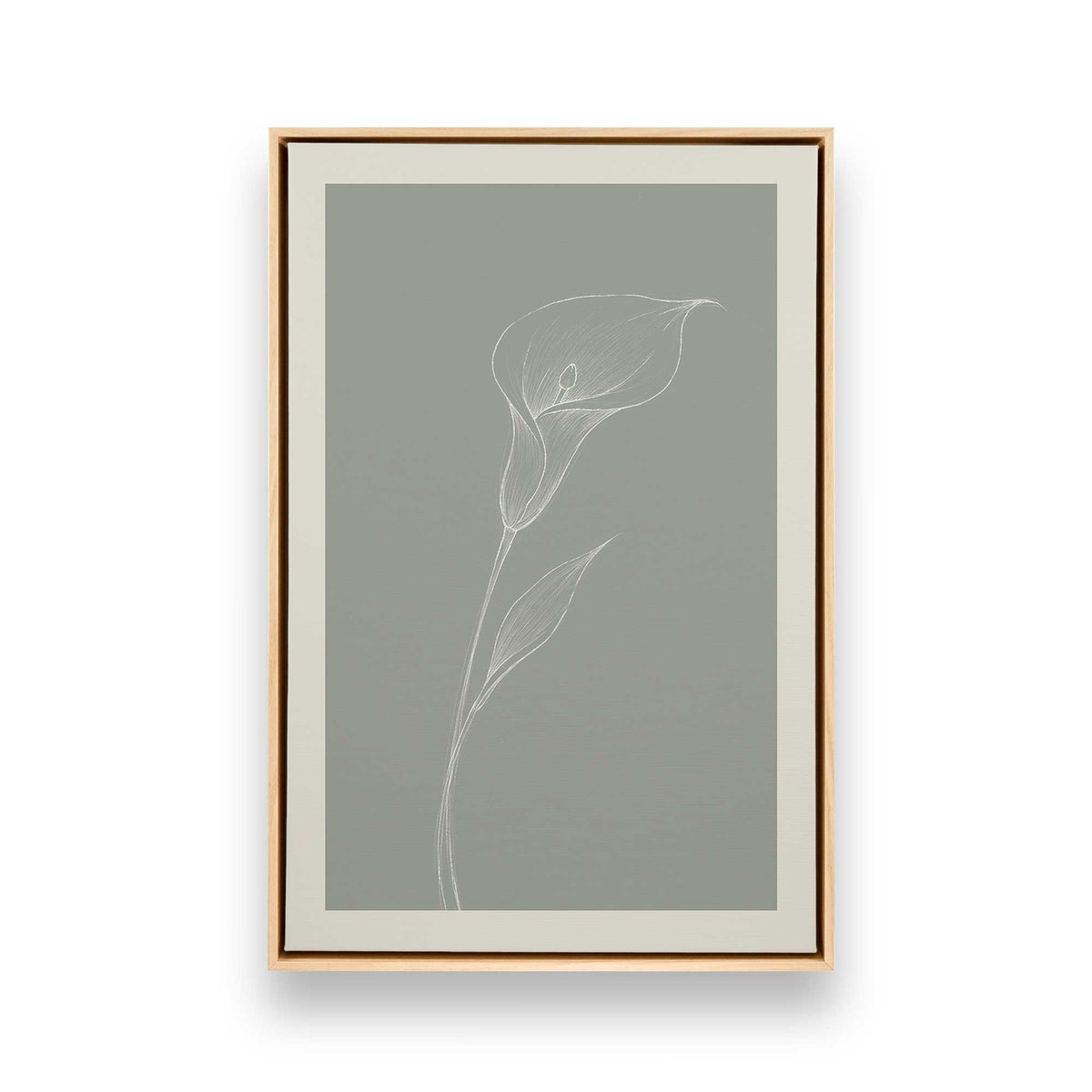 [Color:American Maple], Picture of art in a American Maple frame