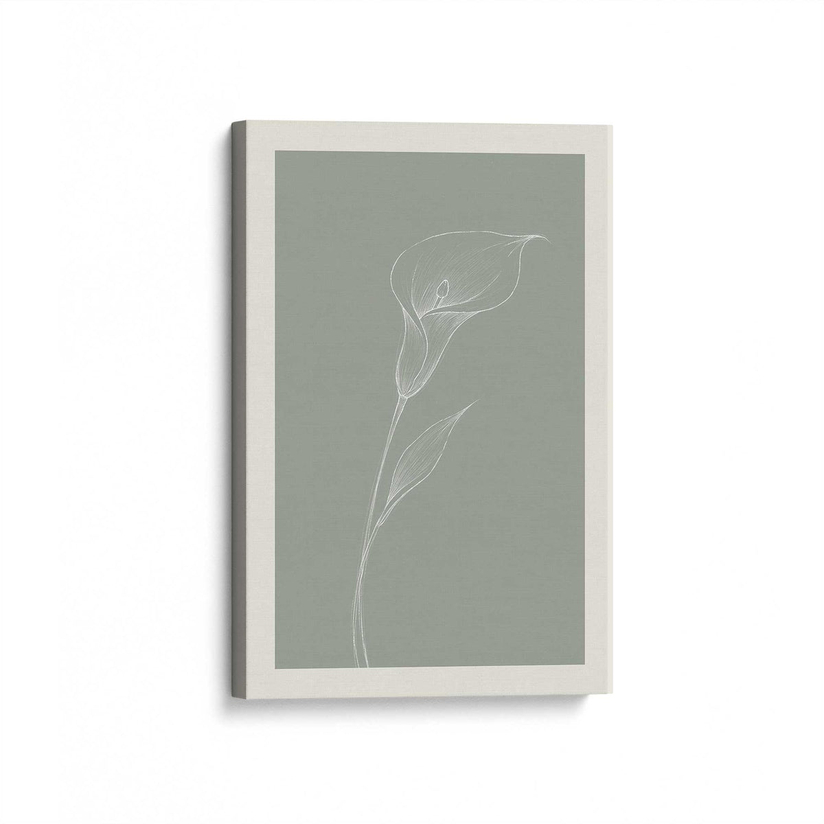 [Color:Stretched Canvas], Picture of art at an angle