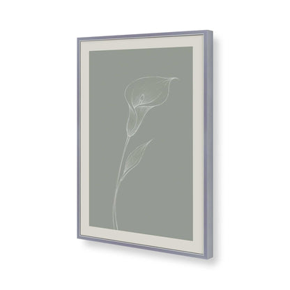 [Color:Polished Chrome], Picture of art in a Polished Chrome frame of the corner