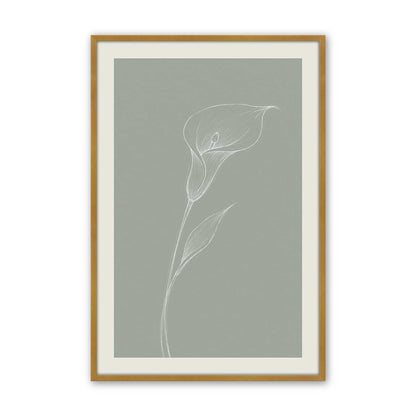 [Color:Polished Gold], Picture of art in a Polished Chrome frame