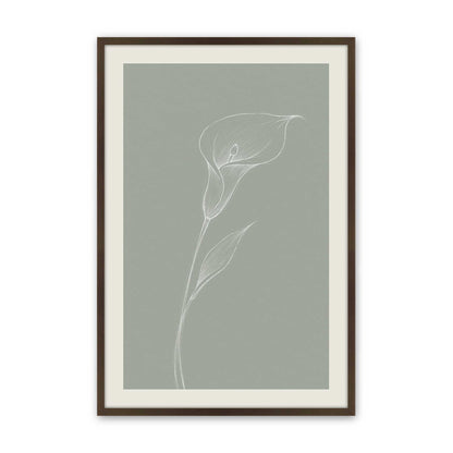 [Color:Belvinder Brown], Picture of art in a Polished Chrome frame