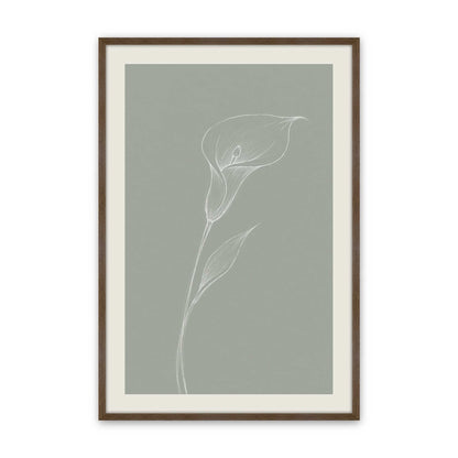 [Color:Walnut], Picture of art in a Polished Chrome frame