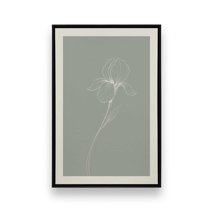 [Color:Satin Black], Picture of art in a Satin Black frame