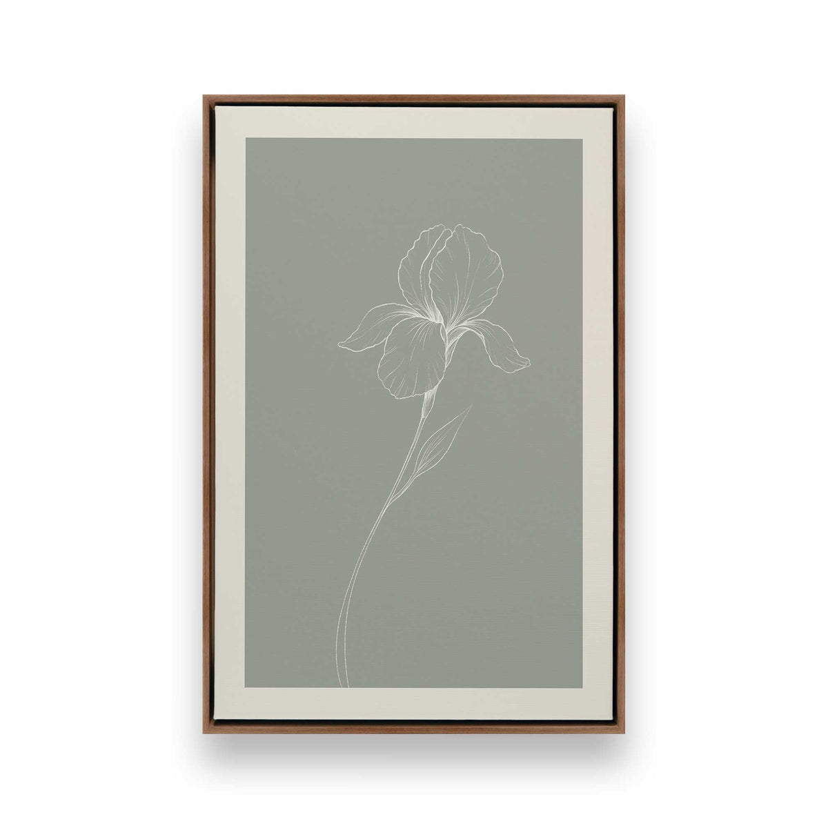 [Color:Walnut], Picture of art in a Walnut frame