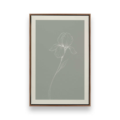 [Color:Walnut], Picture of art in a Walnut frame