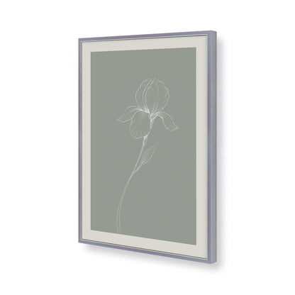 [Color:Polished Chrome], Picture of art in a Polished Chrome frame of the corner