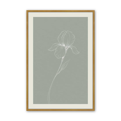 [Color:Polished Gold], Picture of art in a Polished Chrome frame