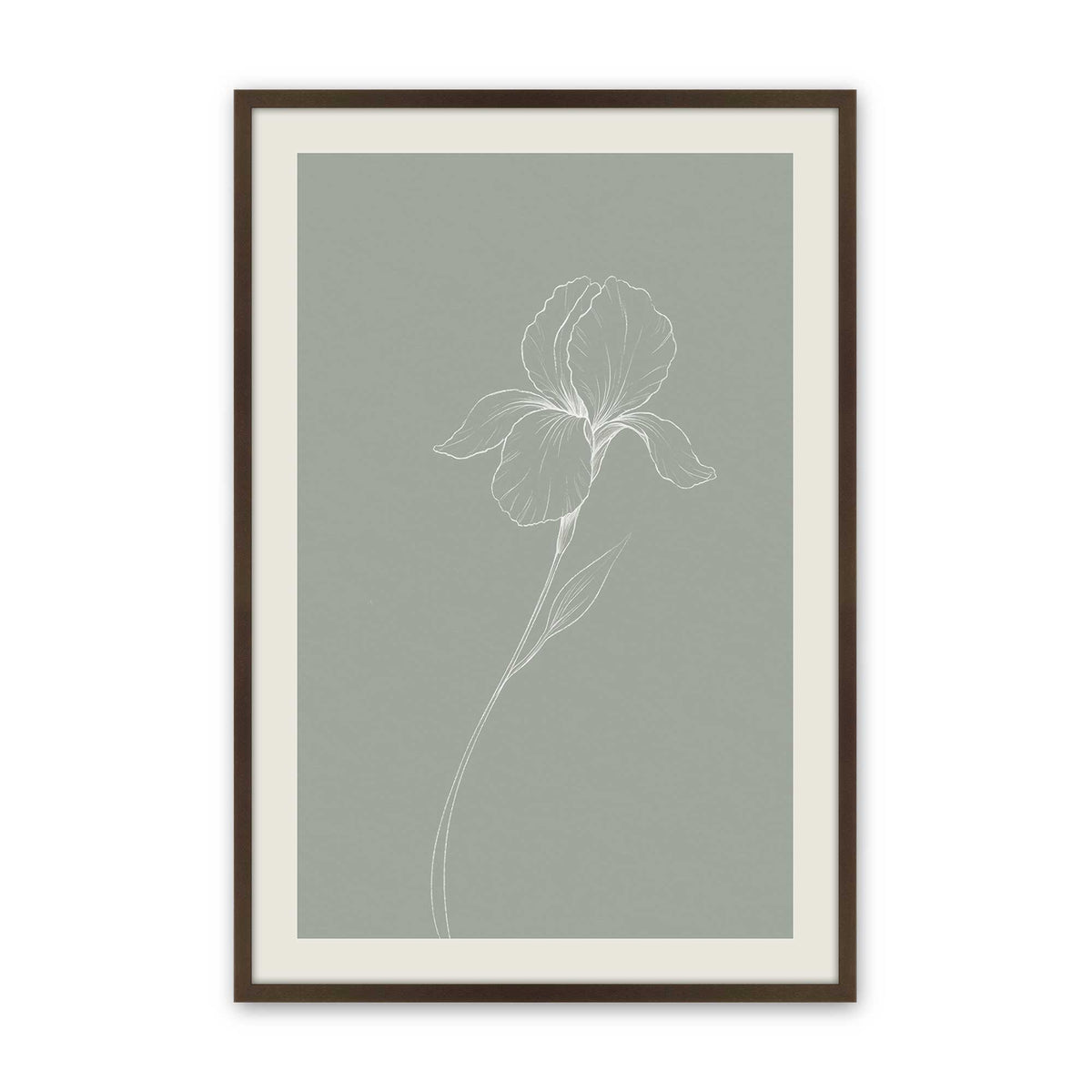 [Color:Belvinder Brown], Picture of art in a Polished Chrome frame