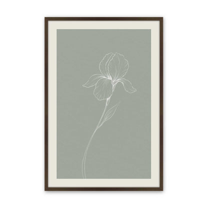 [Color:Belvinder Brown], Picture of art in a Polished Chrome frame