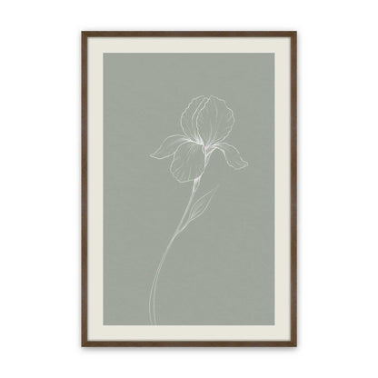 [Color:Walnut], Picture of art in a Polished Chrome frame
