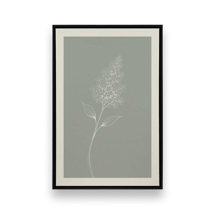 [Color:Satin Black], Picture of art in a Satin Black frame