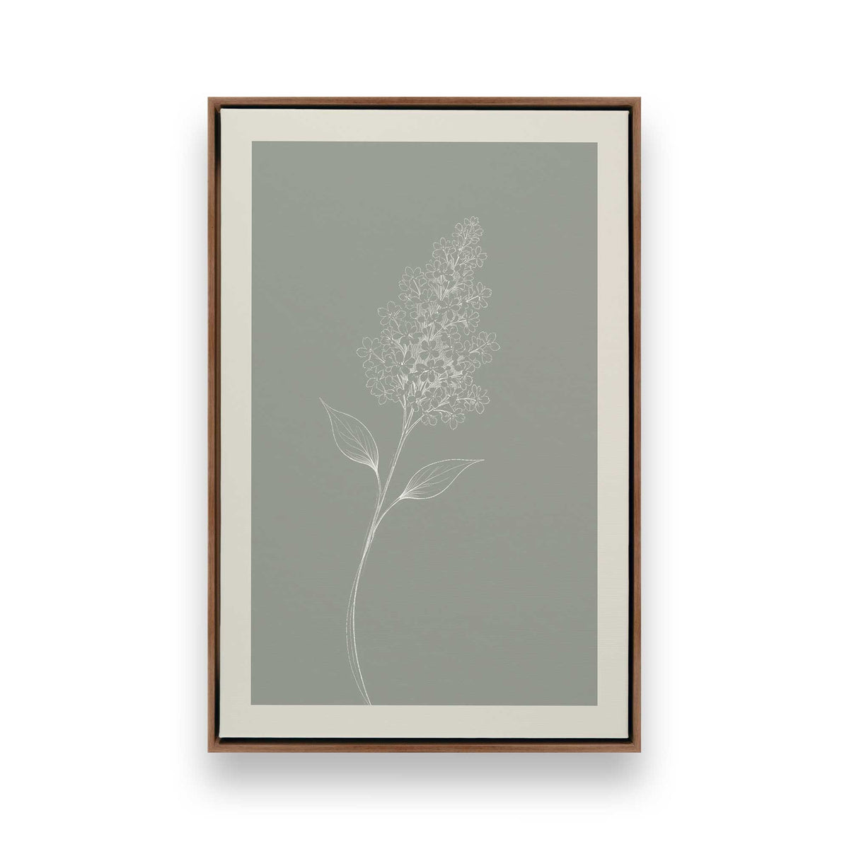 [Color:Walnut], Picture of art in a Walnut frame