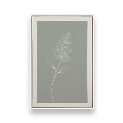 [Color:Opaque White], Picture of art in a White frame