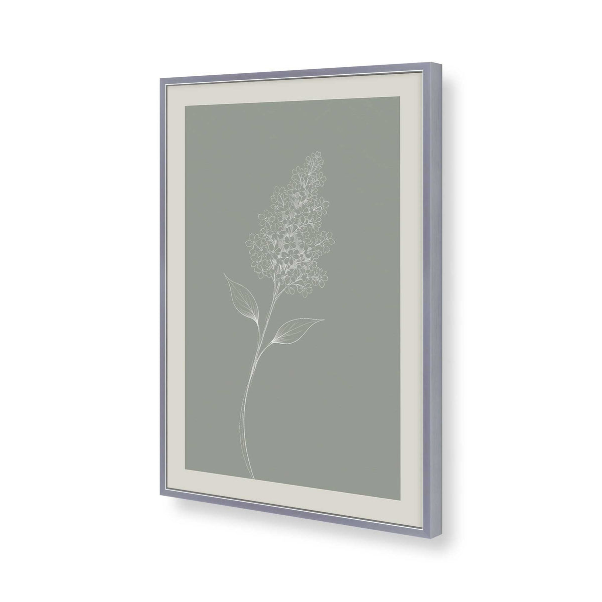 [Color:Polished Chrome], Picture of art in a Polished Chrome frame of the corner