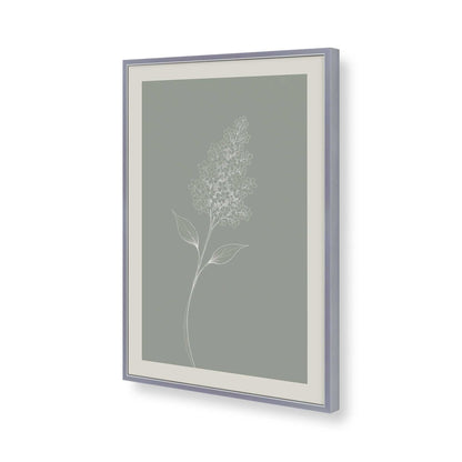[Color:Polished Chrome], Picture of art in a Polished Chrome frame of the corner