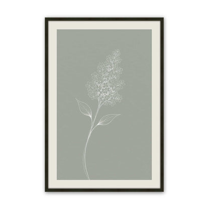 [Color:Satin Black], Picture of art in a Polished Chrome frame