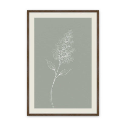 [Color:Walnut], Picture of art in a Polished Chrome frame